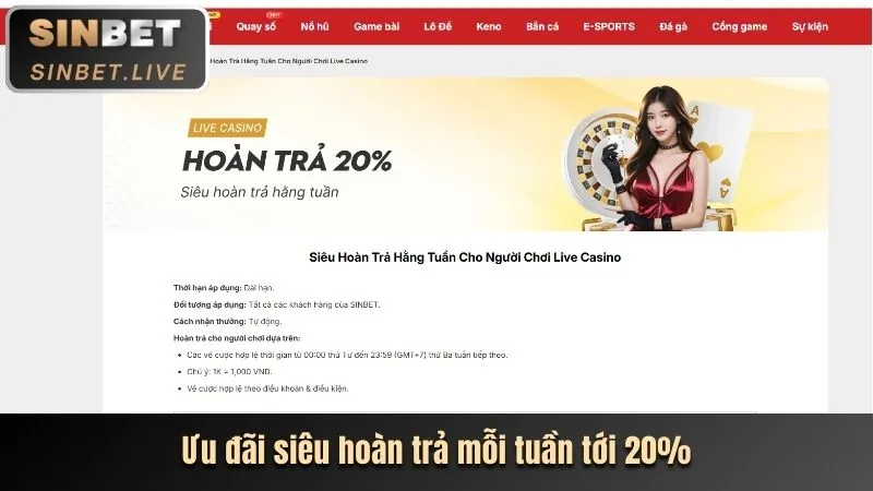 Hoàn trả hàng ngày KV888.net